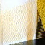 Formula 1 Series 4 (detail), 2013, 50 x 50 x 12cm ebonised European oak, viscose rayon yarn